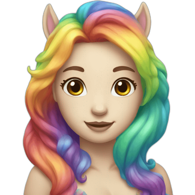 rainbow mermaid unicorn emoji