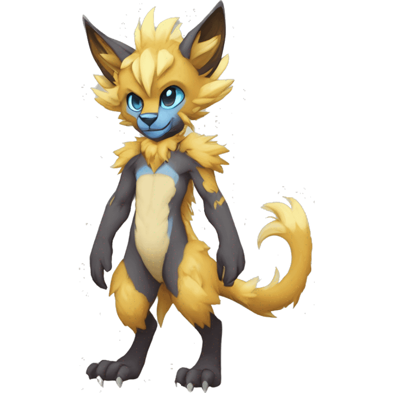 Anthro Vernid-WickerBeast-Protogen-Primagen-Fakémon-FurSona Full Body emoji