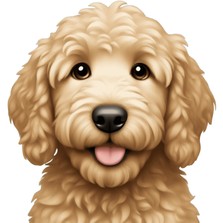 golden doodle puppy emoji