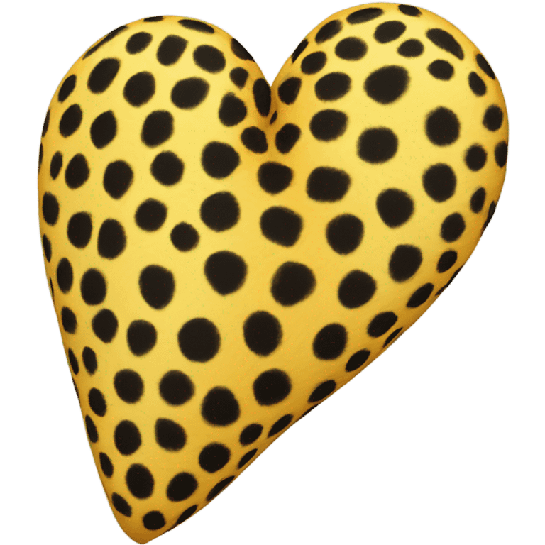 Cheetah heart emoji