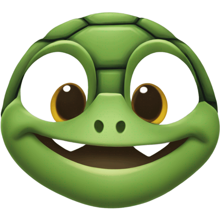 Turtle smiling emoji