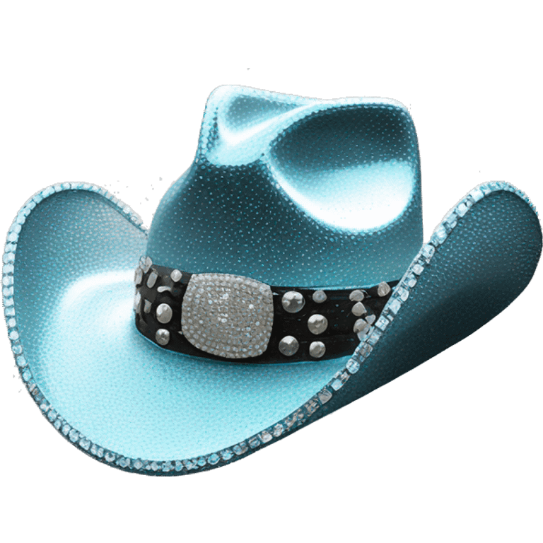 Diamond crusted cowboy hat emoji