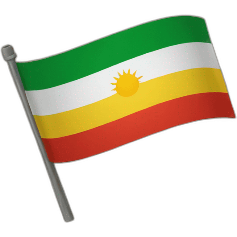 Kurdish flag emoji