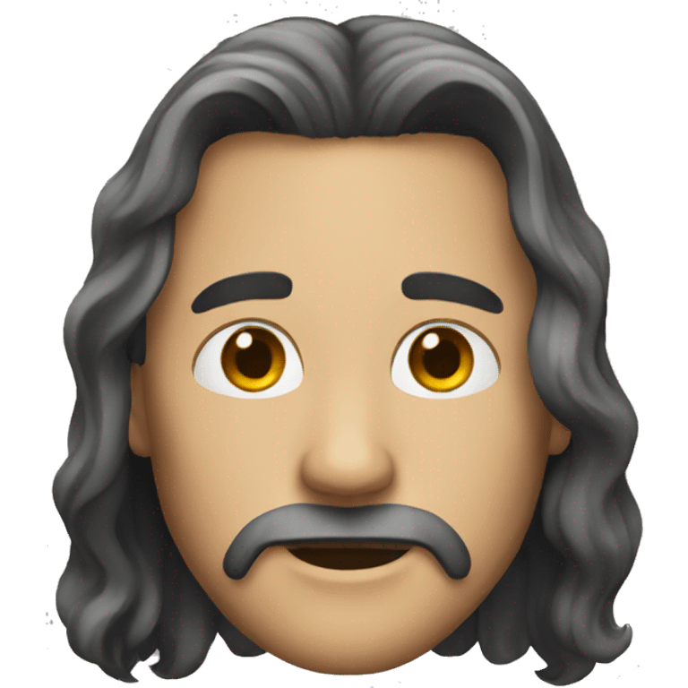 Long hair paid actor emoji