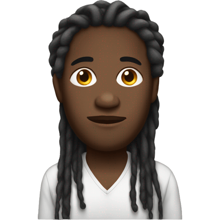 Pregnant black man with dreads  emoji