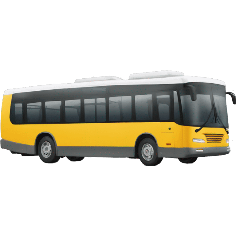 Autobús amarillo feo emoji