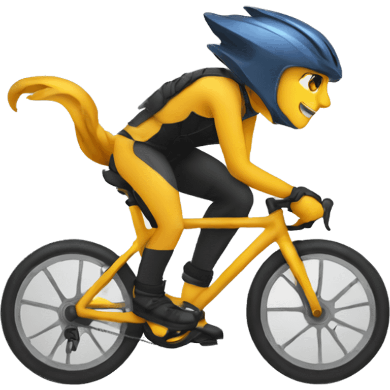 TALON SUR UN VELO emoji