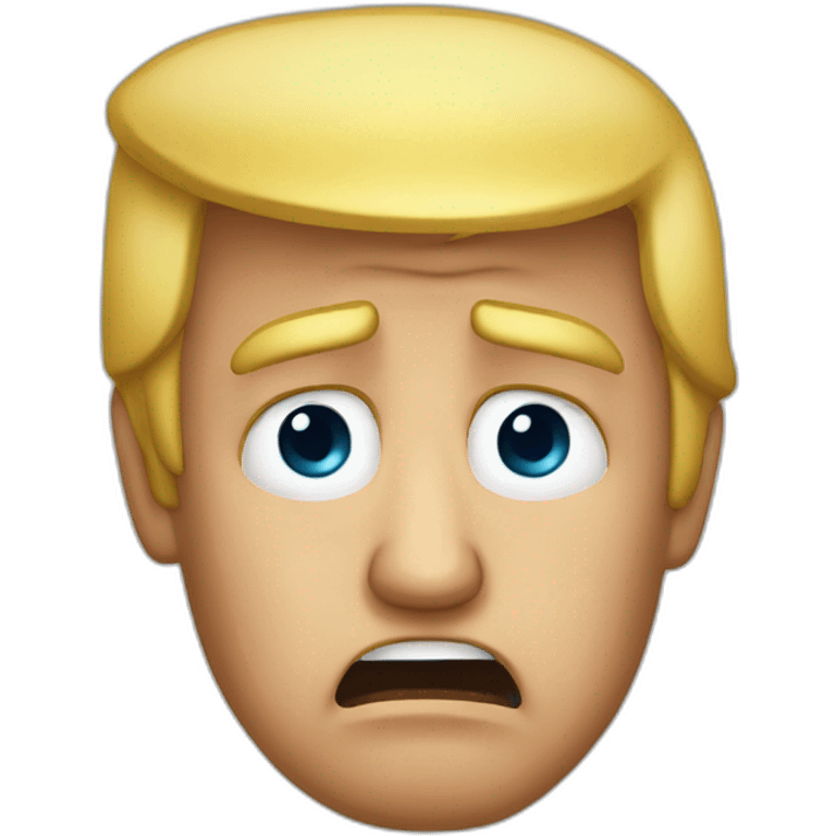 donald trump crying emoji