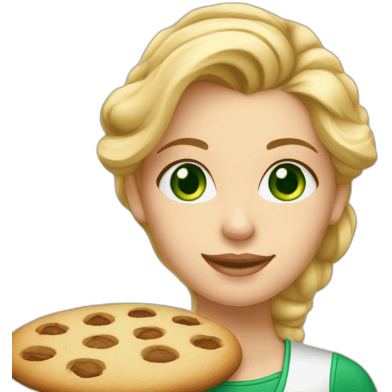 Blonde-hair-big-green-eyes-girl-baking-cookies emoji