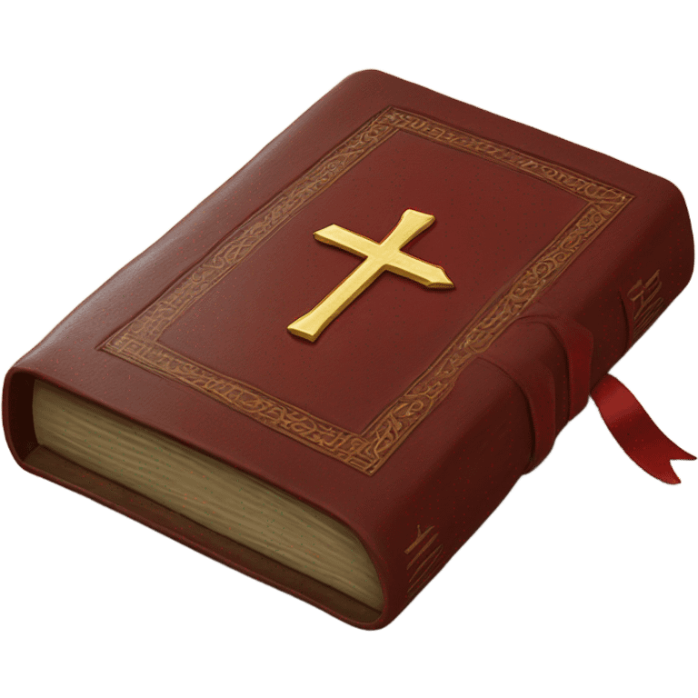 red bible emoji