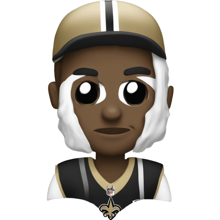 New Orleans saints fan emoji