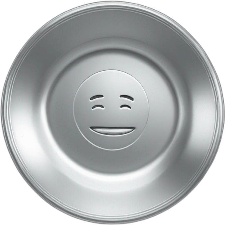 silver plate emoji