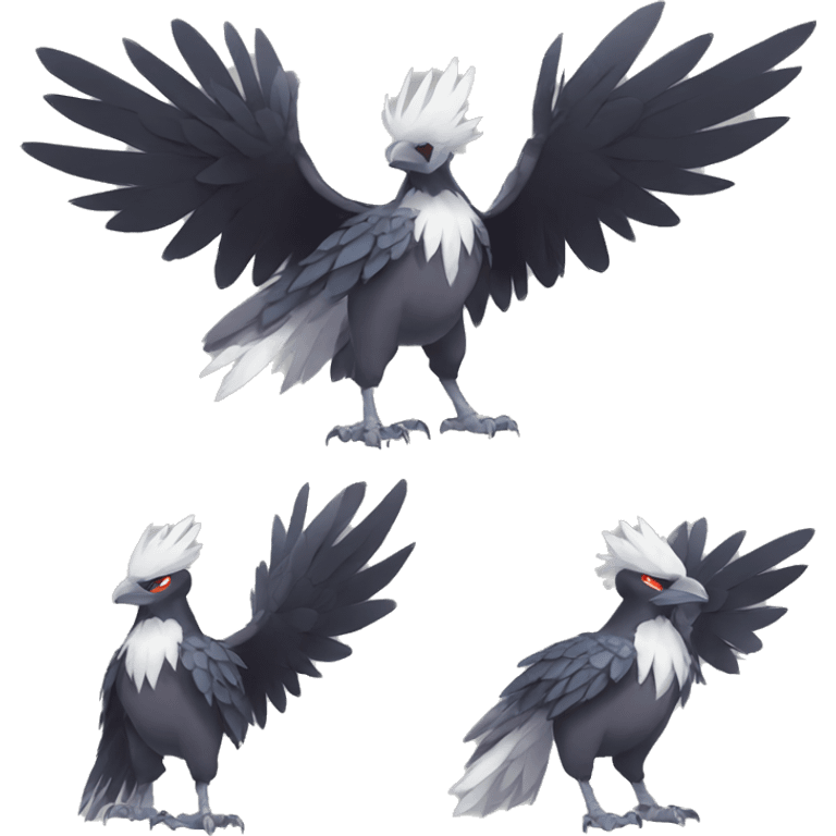 Corviknight Silvally Trico full body emoji