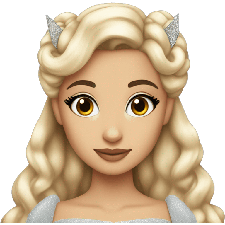 ariana grande but as glinda emoji