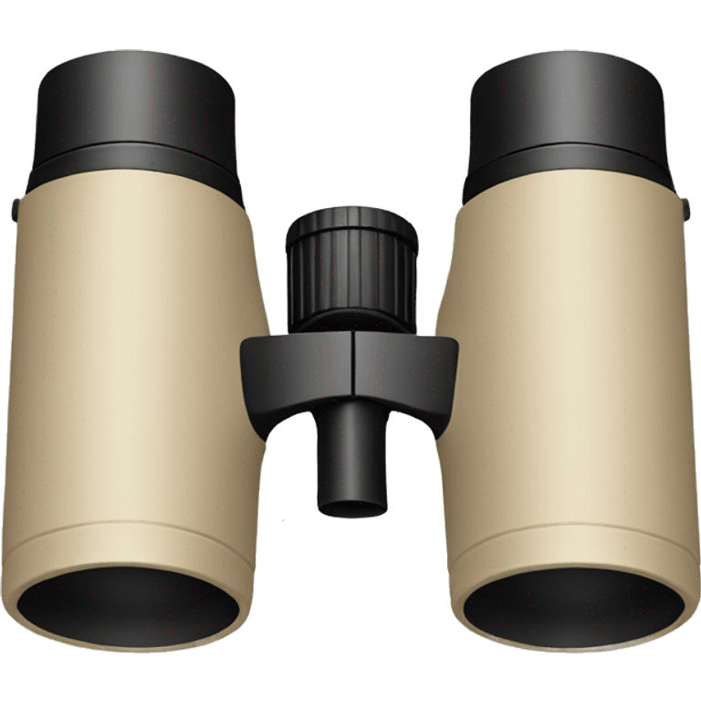 Beige binoculars emoji