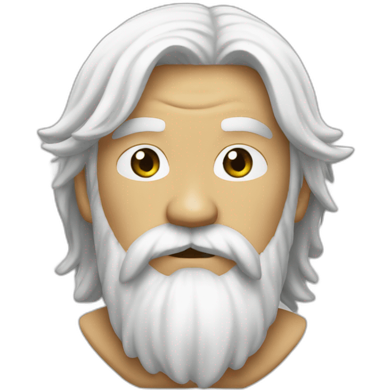 Barbe blanche one piece emoji