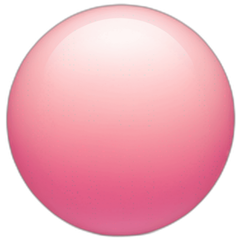 A round, flesh colored ball with a pink dot in the middle of it emoji