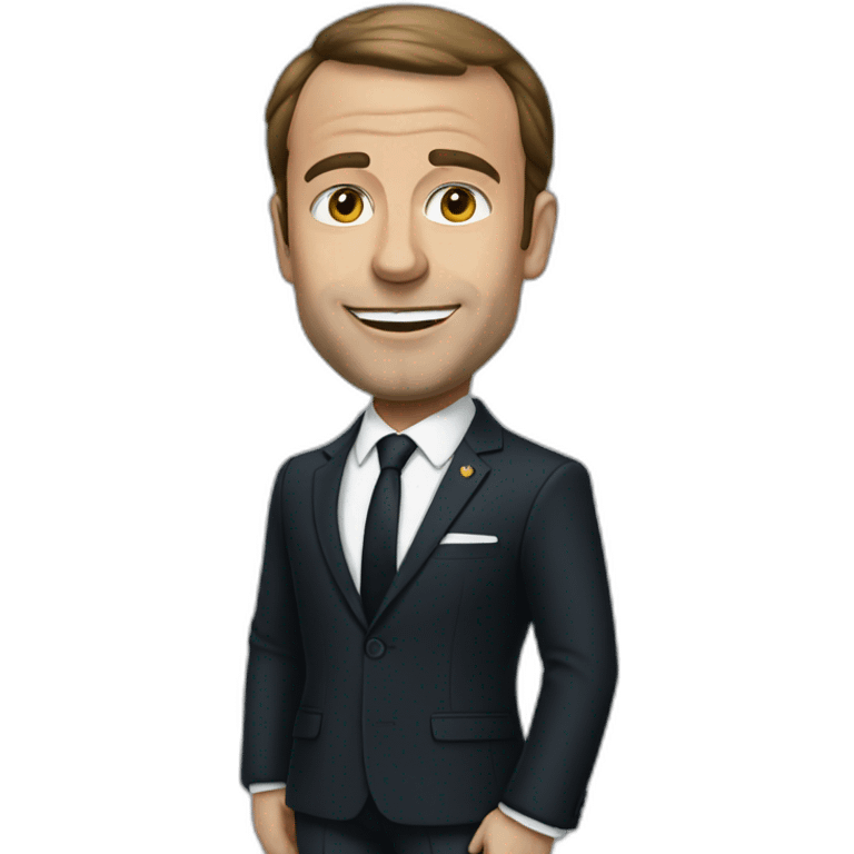 macron in suit emoji