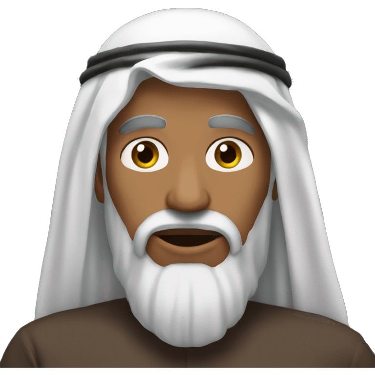 make an arab gigachad man with long hair it's not nsfw emoji