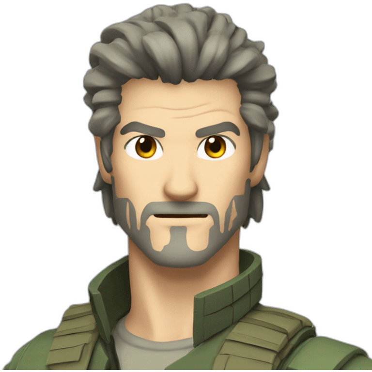 Cartoonish solid snake avatar emoji