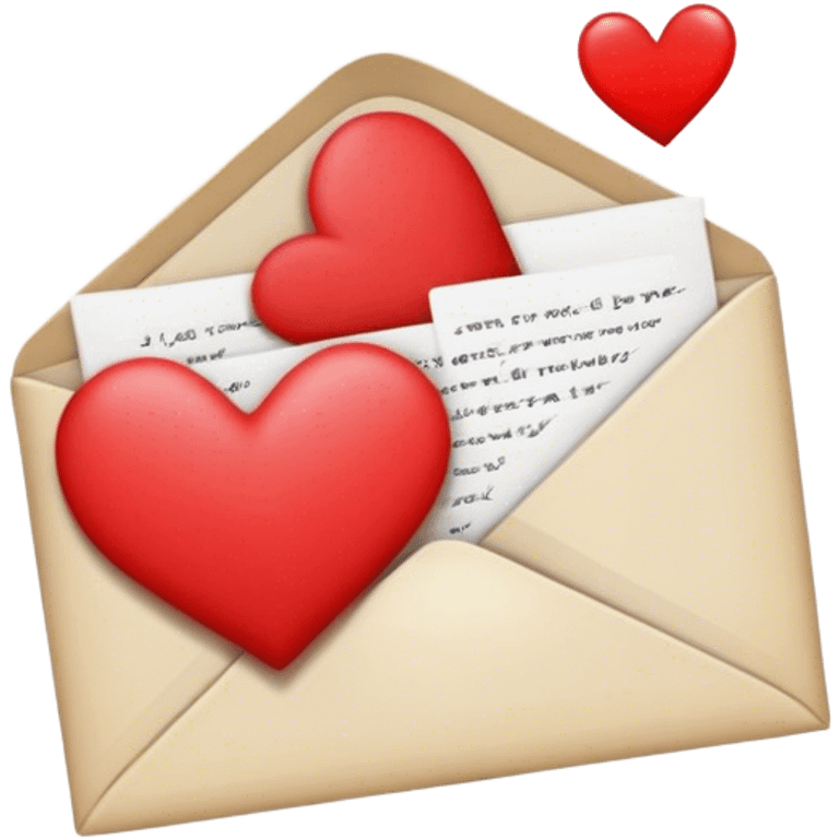 Love letters emoji