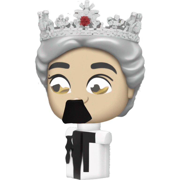 QUEEN ELIZABETH II lego full body emoji