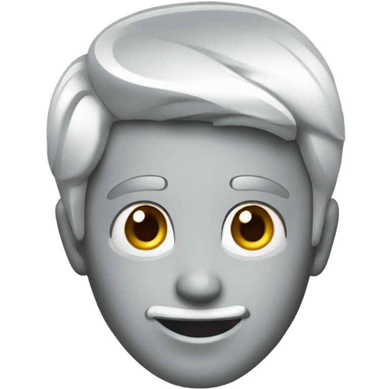 Silver chrome emoji