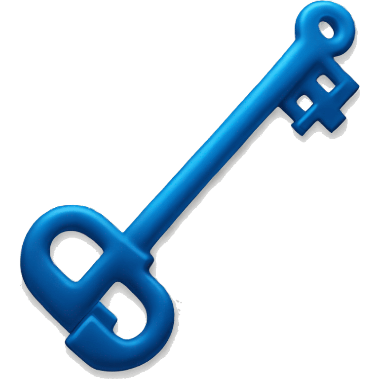 blue key emoji