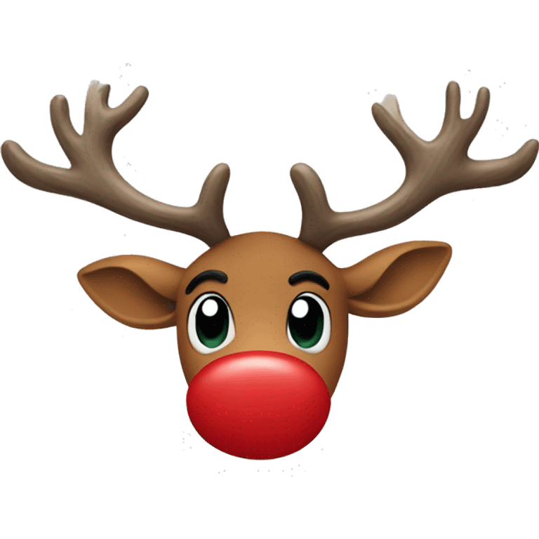 Red Nosed Reindeer emoji