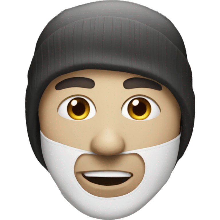 man with a ski mask emoji