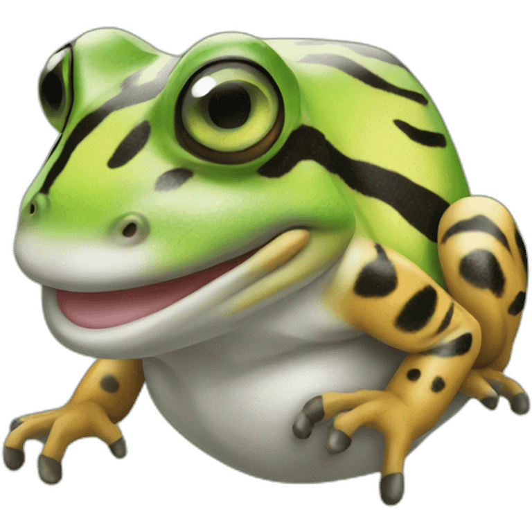 horse tiger frog emoji