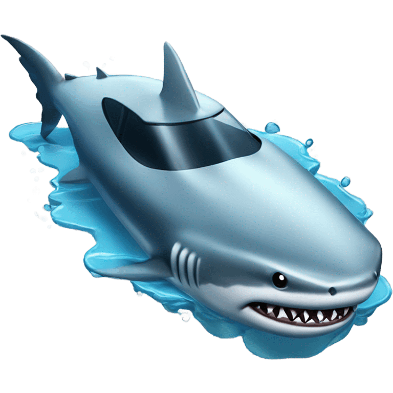 shark and car emoji