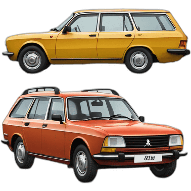 Peugeot 304 stationwagon emoji