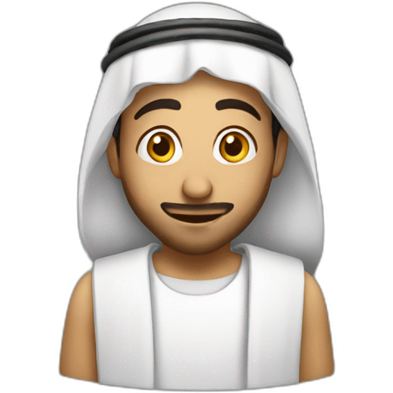 Arab with oil barrel emoji