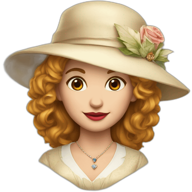 Le reine Elizabeth avec le chapeau d'Harry Potter emoji