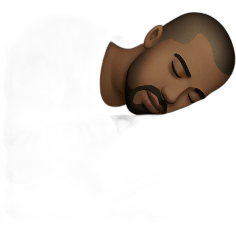 Kanye West sleeping emoji