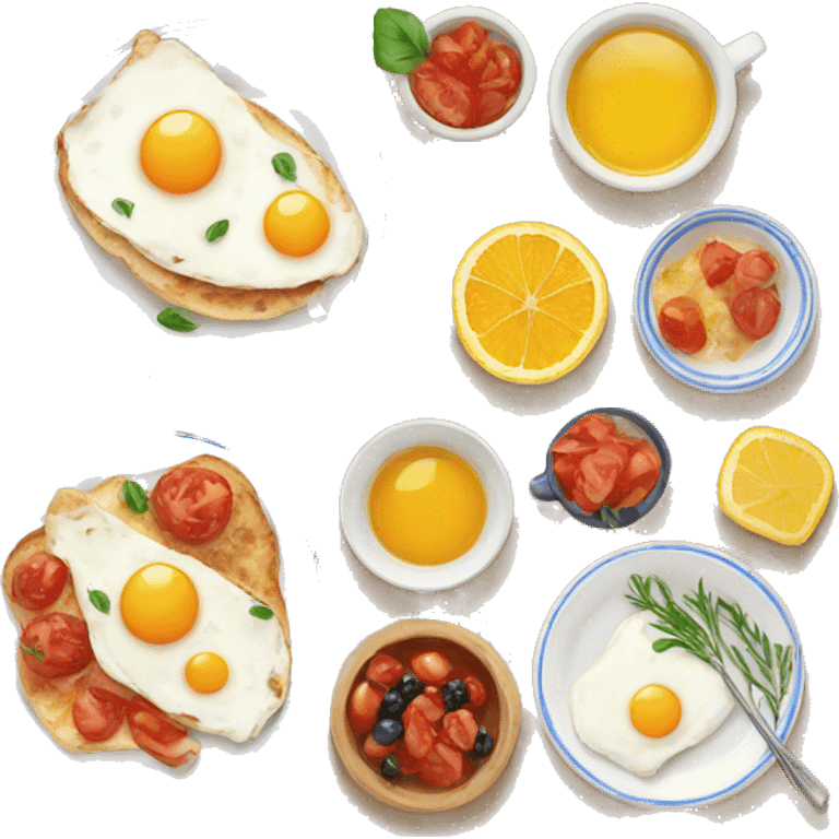 Mediterranean breakfast  emoji