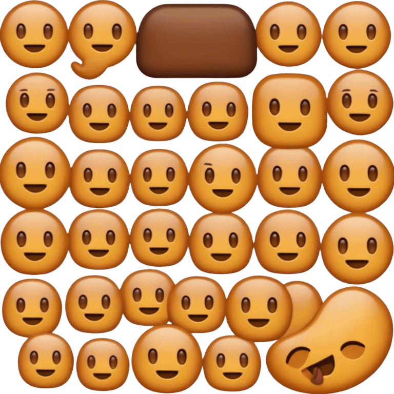 brown aesthetic emoji