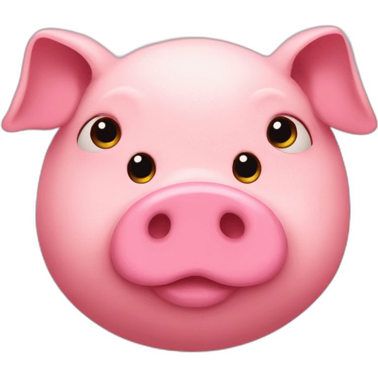 Fat pig pink called Josh emoji