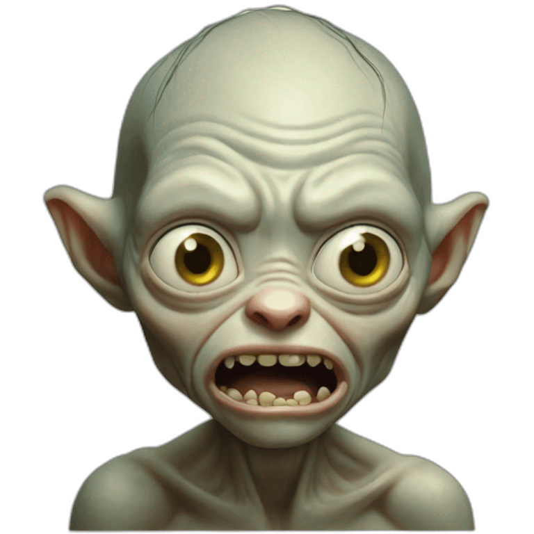 Gollum-pretending-to-cry emoji