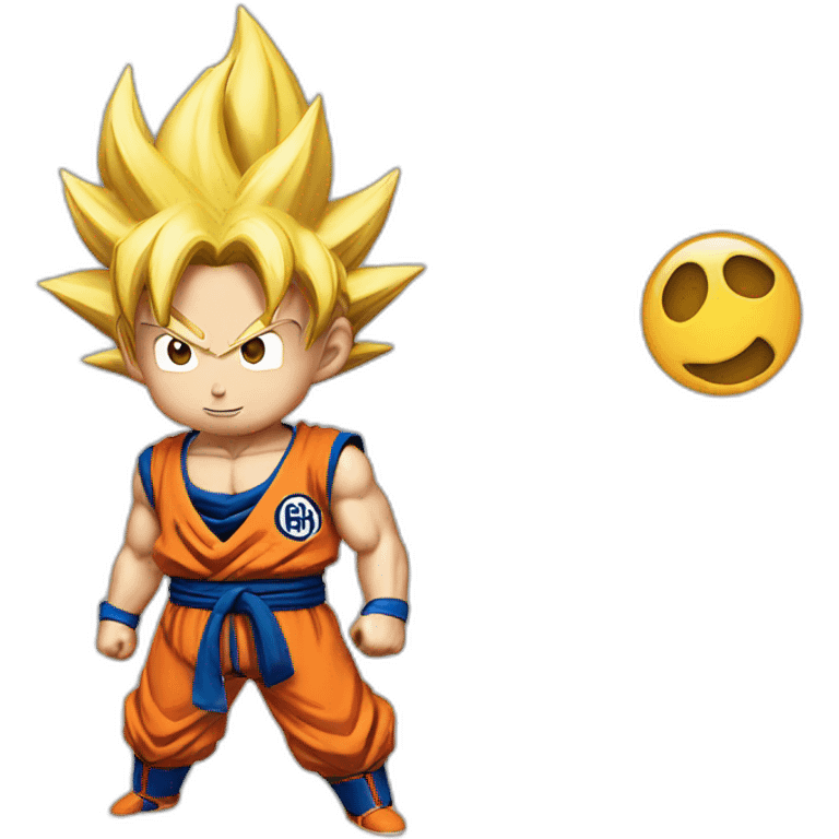 Goku emoji fâché emoji