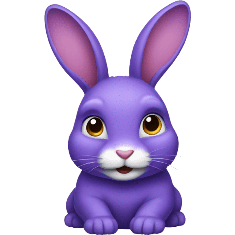 purple rabbit emoji