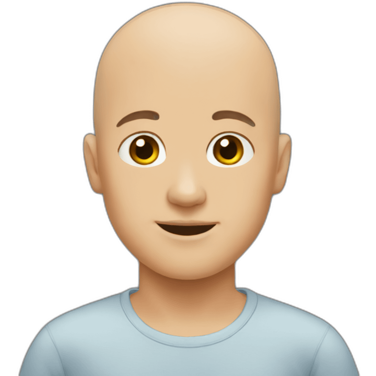 bald boy emoji