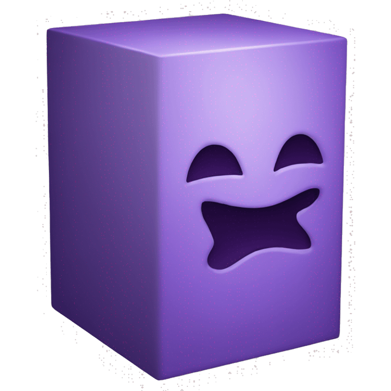 purple hacking virtual box emoji