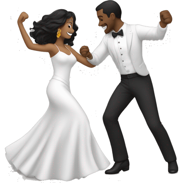 Bailando vals con mi esposa  emoji