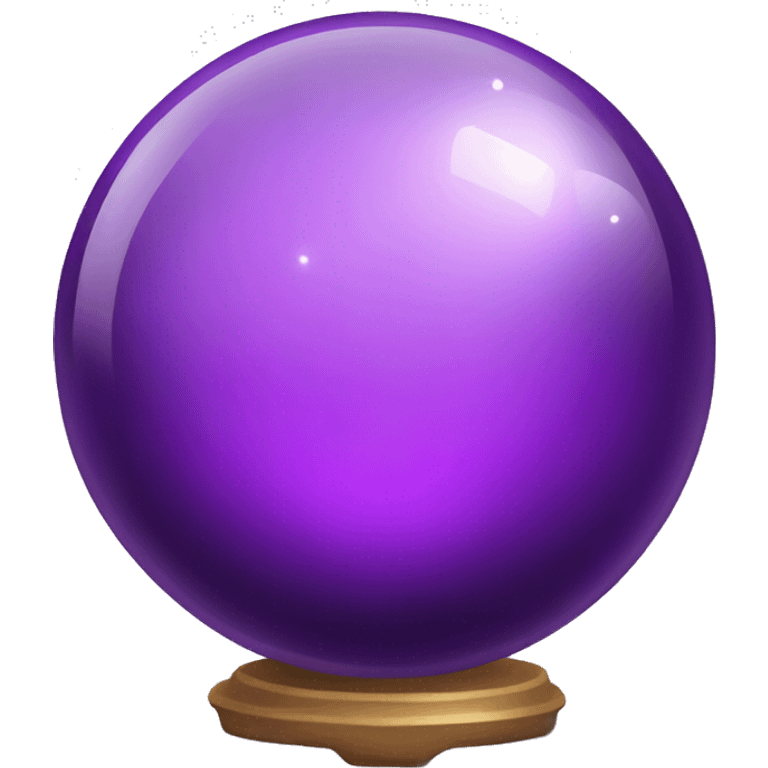 purple glass crystal orb emoji