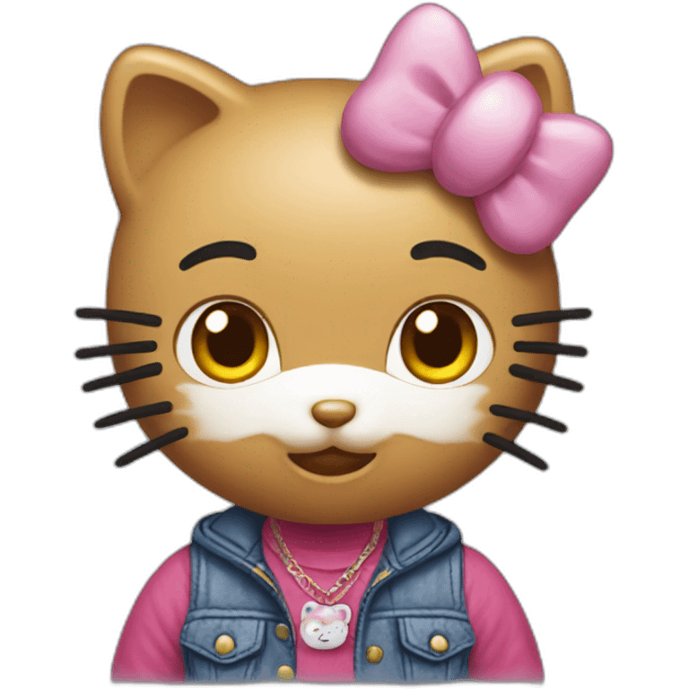 West hello kitty emoji