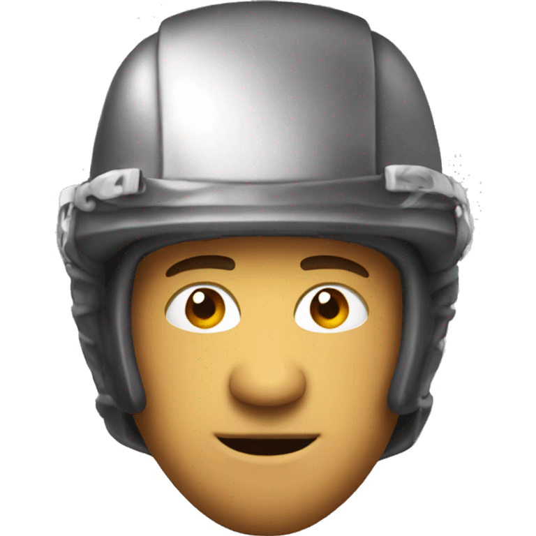 man with beer helmet emoji