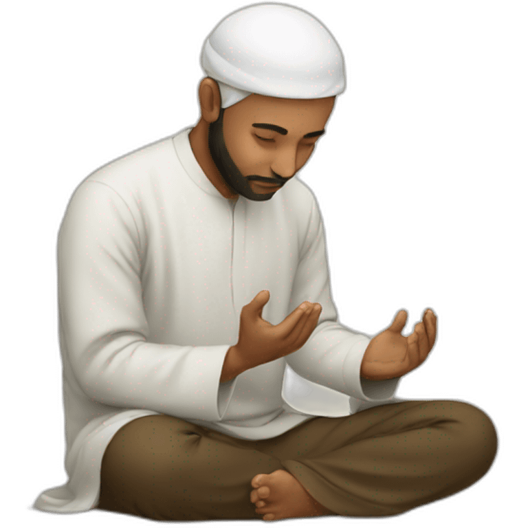 A Muslim who prays emoji