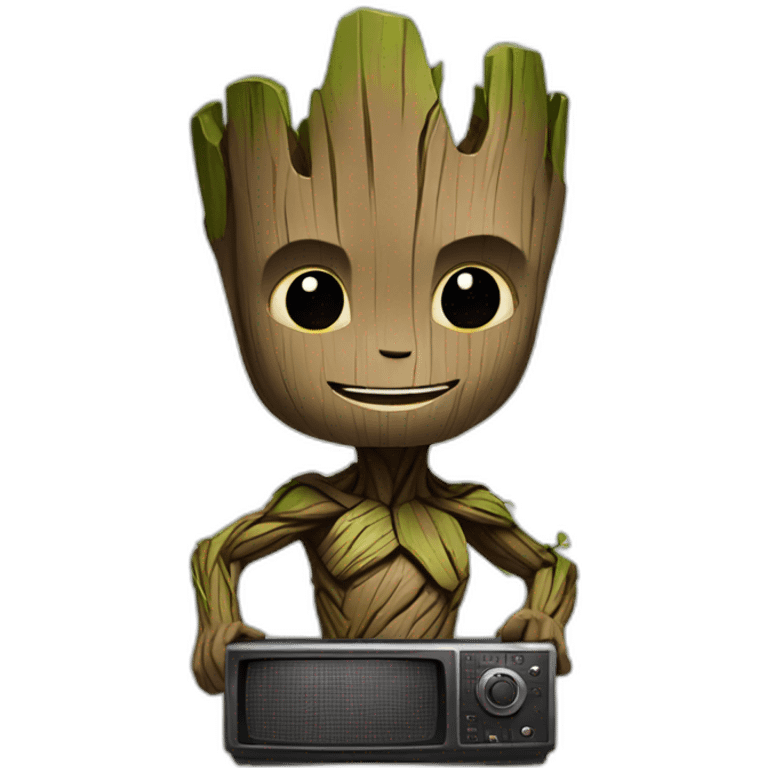 Groot TV emoji